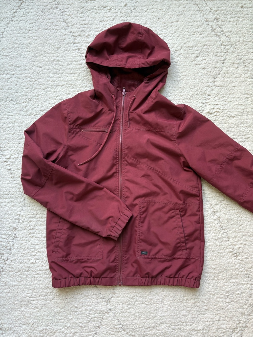 Volcom Mesh-Lined Hooded Jacket